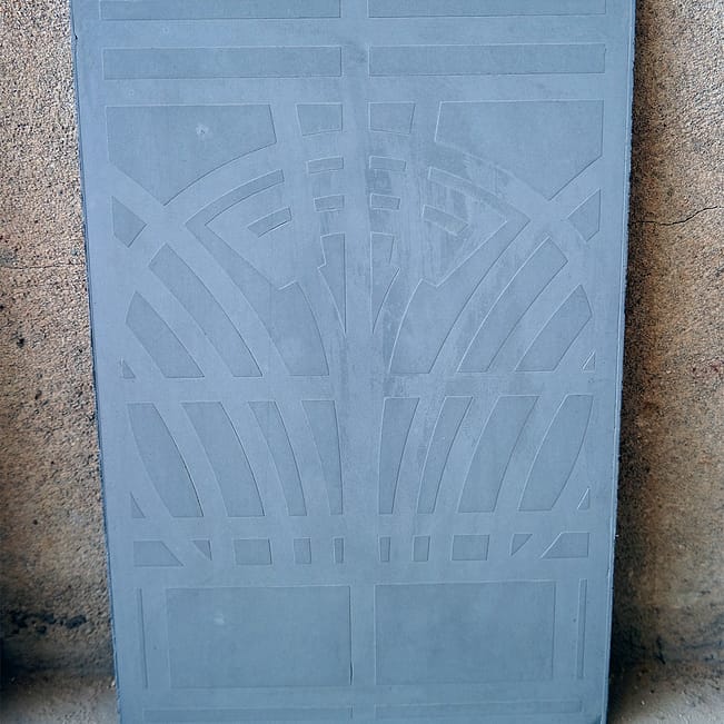 Panel-concrete-art-deco